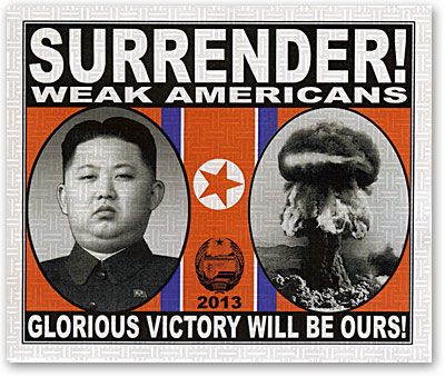 Surrender!  Weak Americans