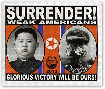 Surrender!  Weak Americans