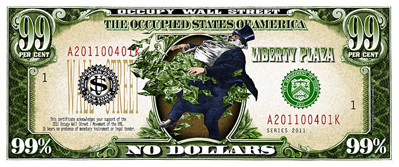 Occupy Wall Street Protest Currency